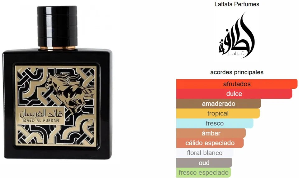 Lattafa Qaed Al Fursan (Alternativa de Paco Rabanne Black XS)