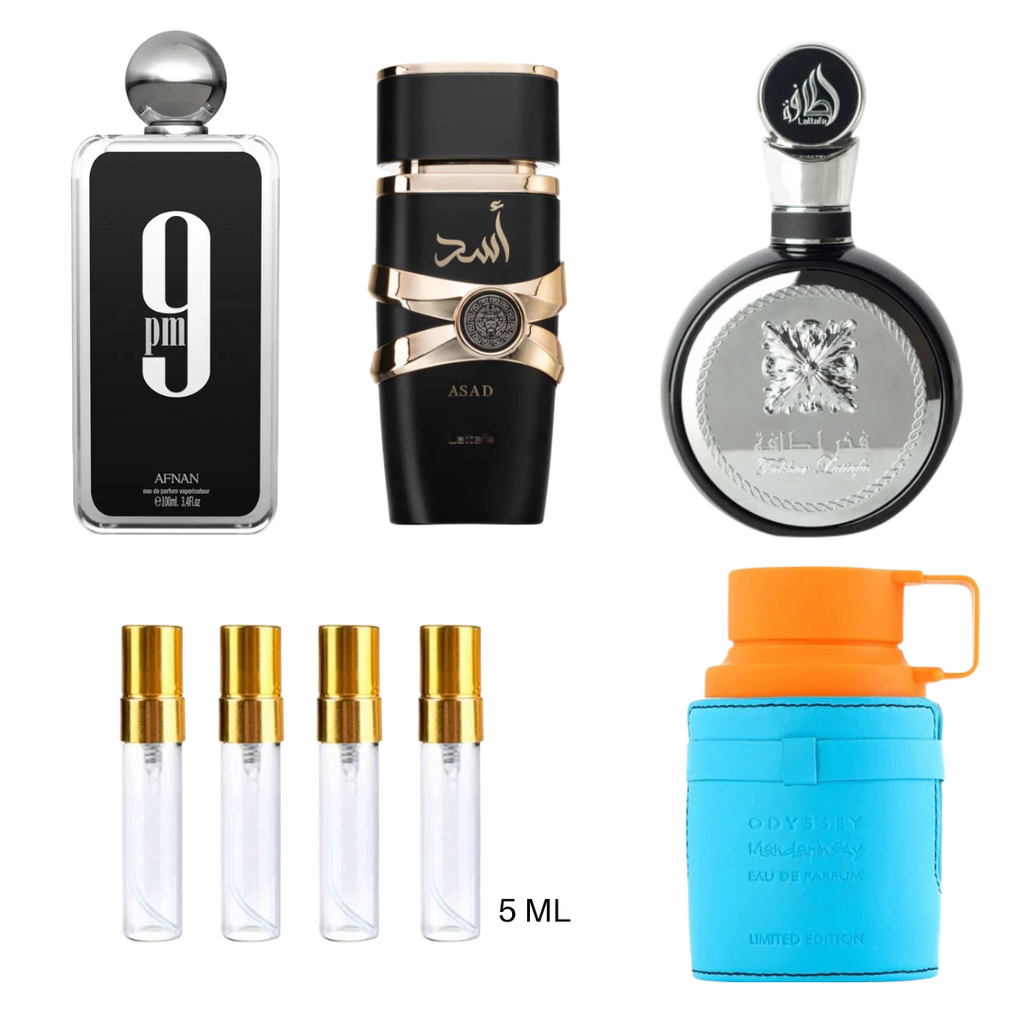 Discovery Set: Perfumes Árabes Más Vendidos para Hombre