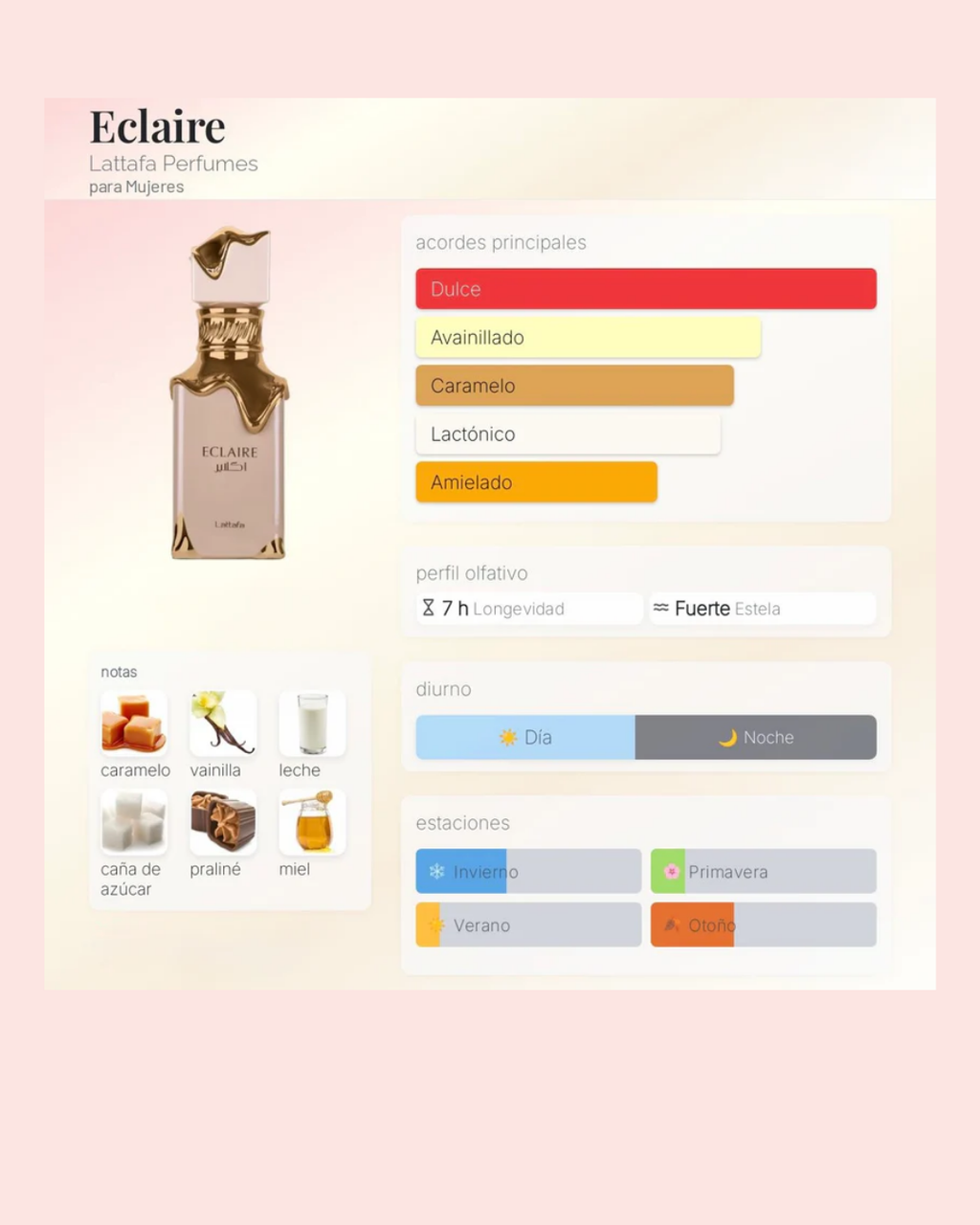 Lattafa Eclaire (Alternativa de Bianco Latte Giardini Di Toscana)