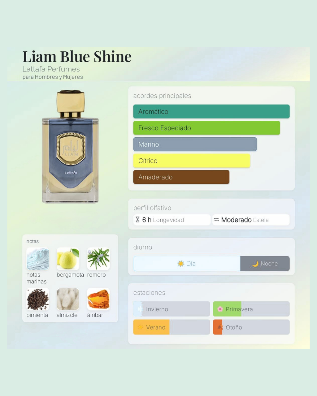 Lattafa Liam Blue (Alternativa Armani Acqua Di Giò Profondo)